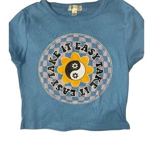 Orange Kiss • Graphic Crop Tee